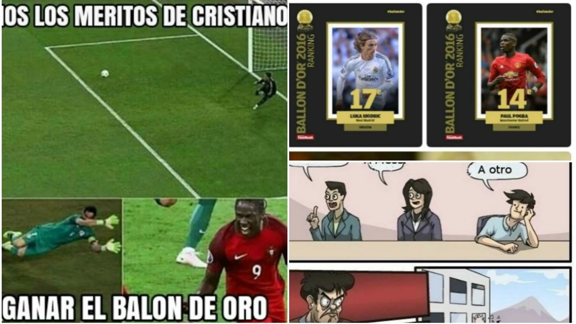 Los mejores 'memes' del Balón de Oro Los mejores 'memes' del Balón de Oro