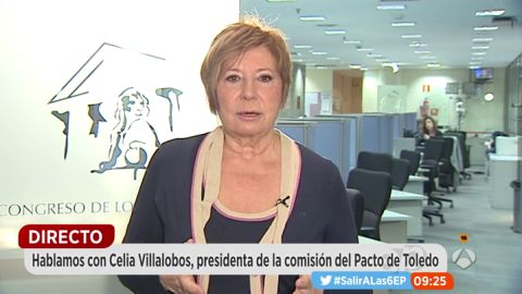 Celia Villalobos, presidenta de la comisi&oacute;n del Pacto de Toledo