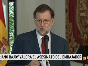 Mariano Rajoy en rueda de prensa