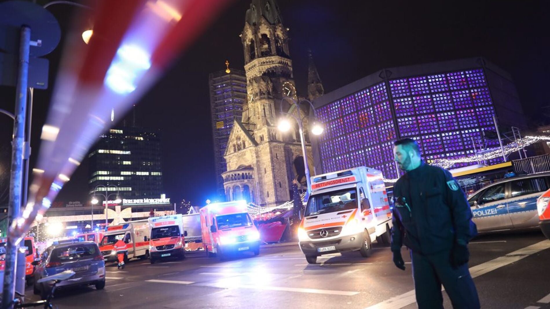 Dispositivo policial en el centro de Berl&iacute;n