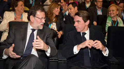 Rajoy y Aznar en un acto Rajoy y Aznar en un acto