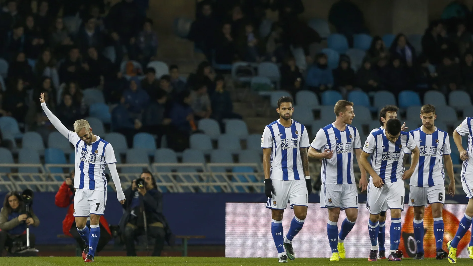 Juanmi Jiménez celebra su gol contra el Valladolid Juanmi Jiménez celebra su gol contra el Valladolid