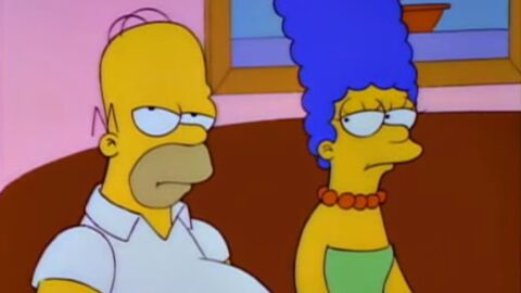Homer y Marge, de Los Simpson