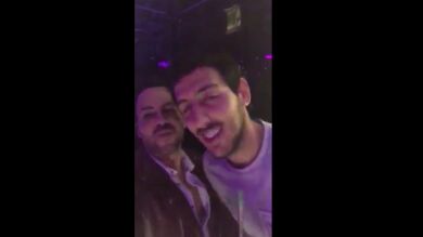 Graban a Dani Parejo en estado de embriaguez y fumando en una discoteca