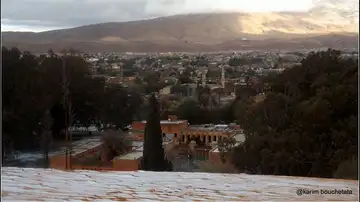 Imagen del Sahara nevado Imagen del Sahara nevado