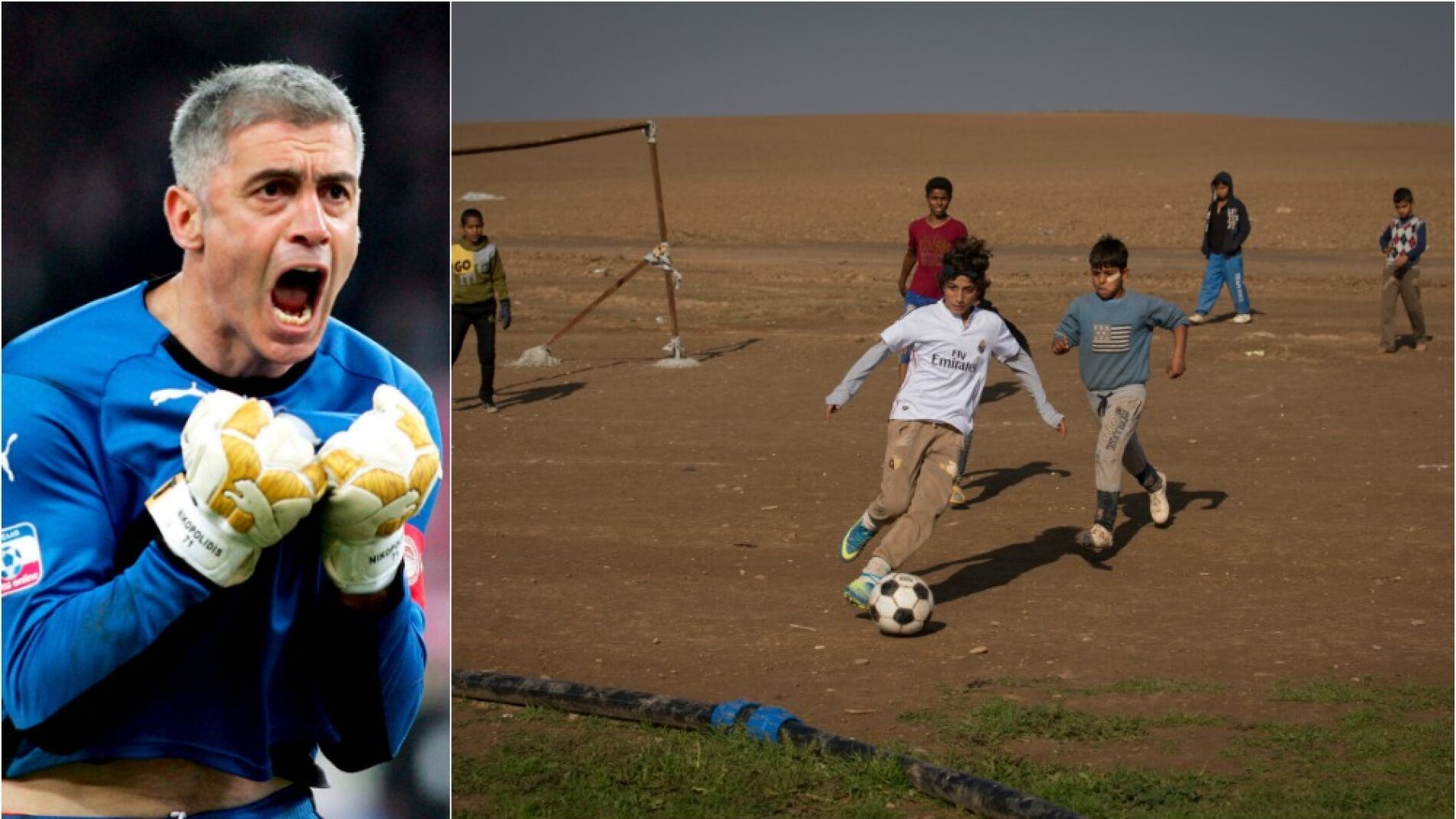 Nikopolidis, entrenador de un equipo de refugiados