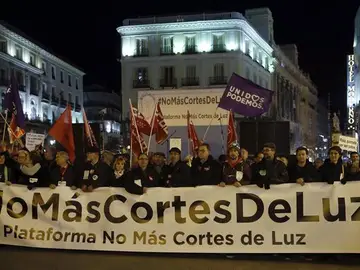 Protestas contra los cortes de luz Protestas contra los cortes de luz