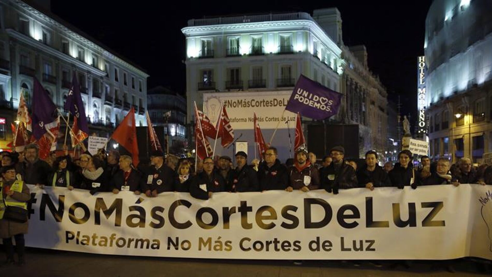 Protestas contra los cortes de luz 