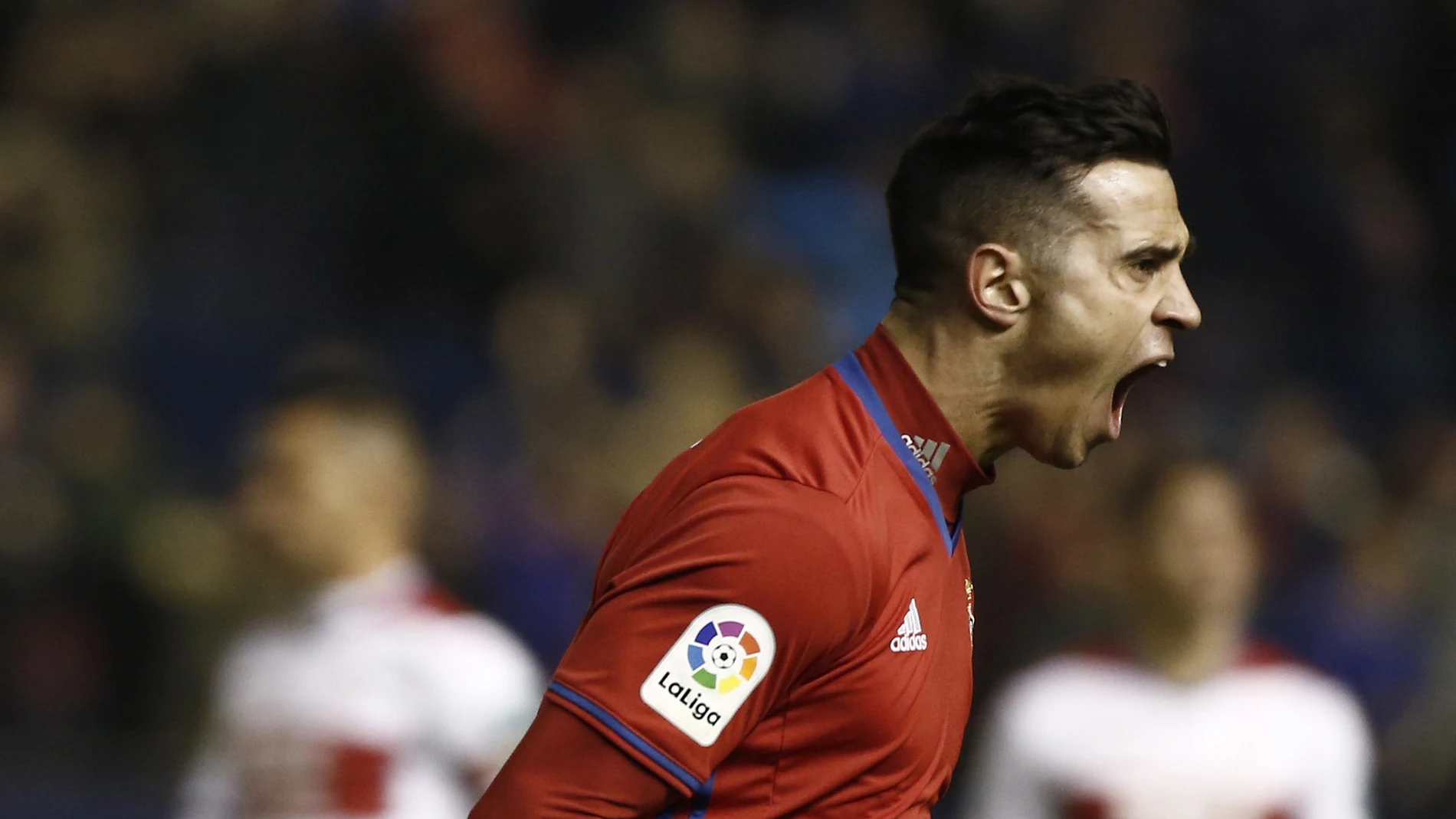 Jaime Romero celebra su gol contra el Granada Jaime Romero celebra su gol contra el Granada
