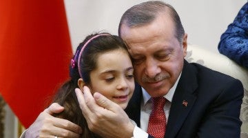 Erdogan recibe en el Palacio presidencial a Bana Alabed