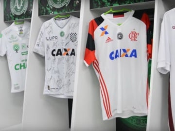 Las camisetas de homenaje de los clubes brasileños por el Chapecoense