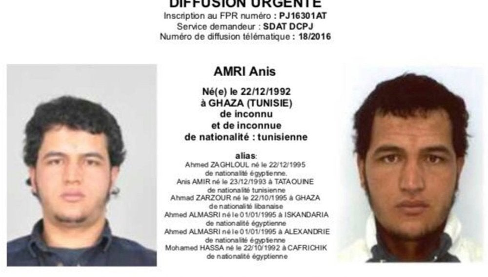 El principal sospechoso del atentado en Berlín