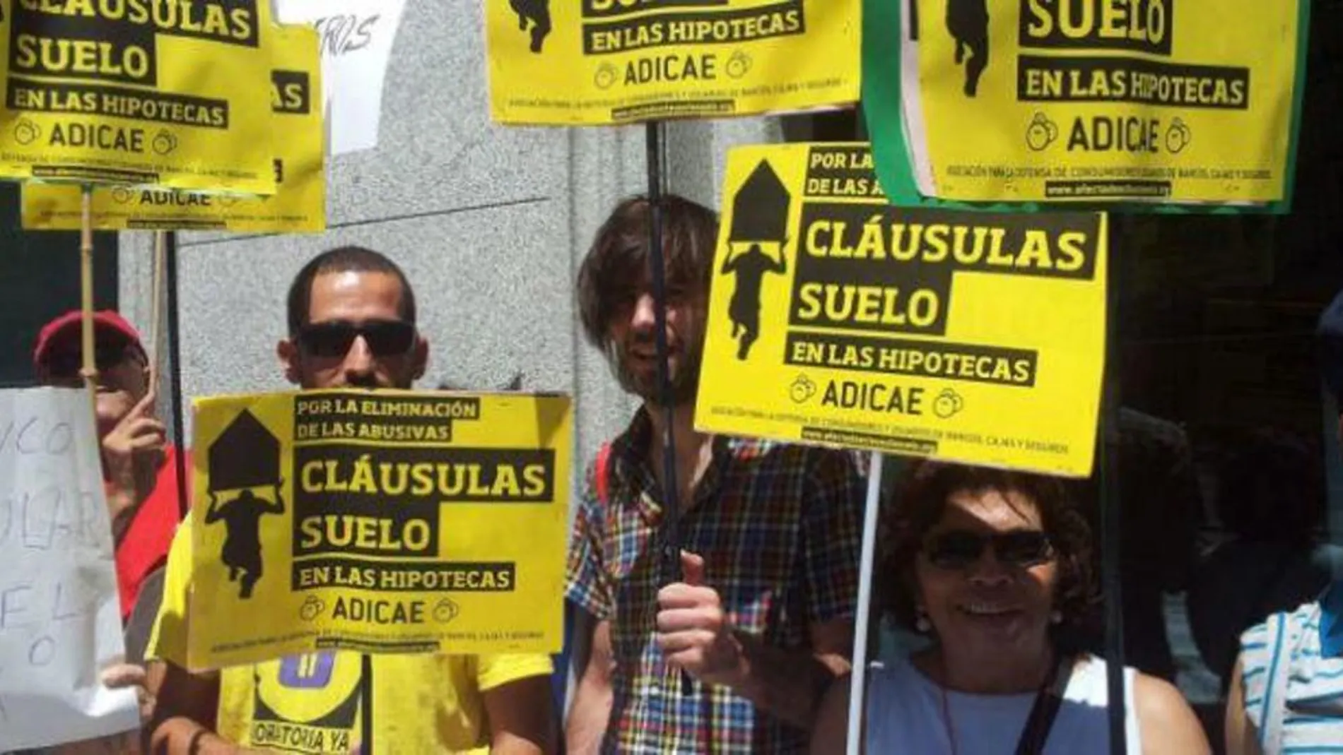 Manifestación contra las cláusulas suelo Manifestación contra las cláusulas suelo