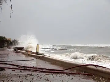 Temporal en Almenara. Temporal en Almenara.