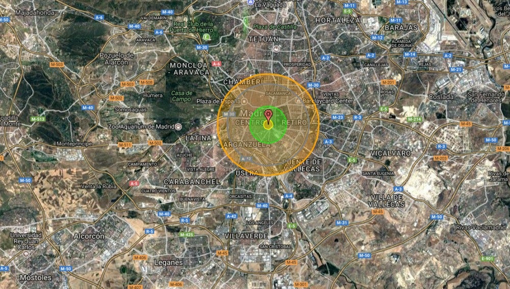 Cómo afectaría una bomba nuclear en tu ciudad