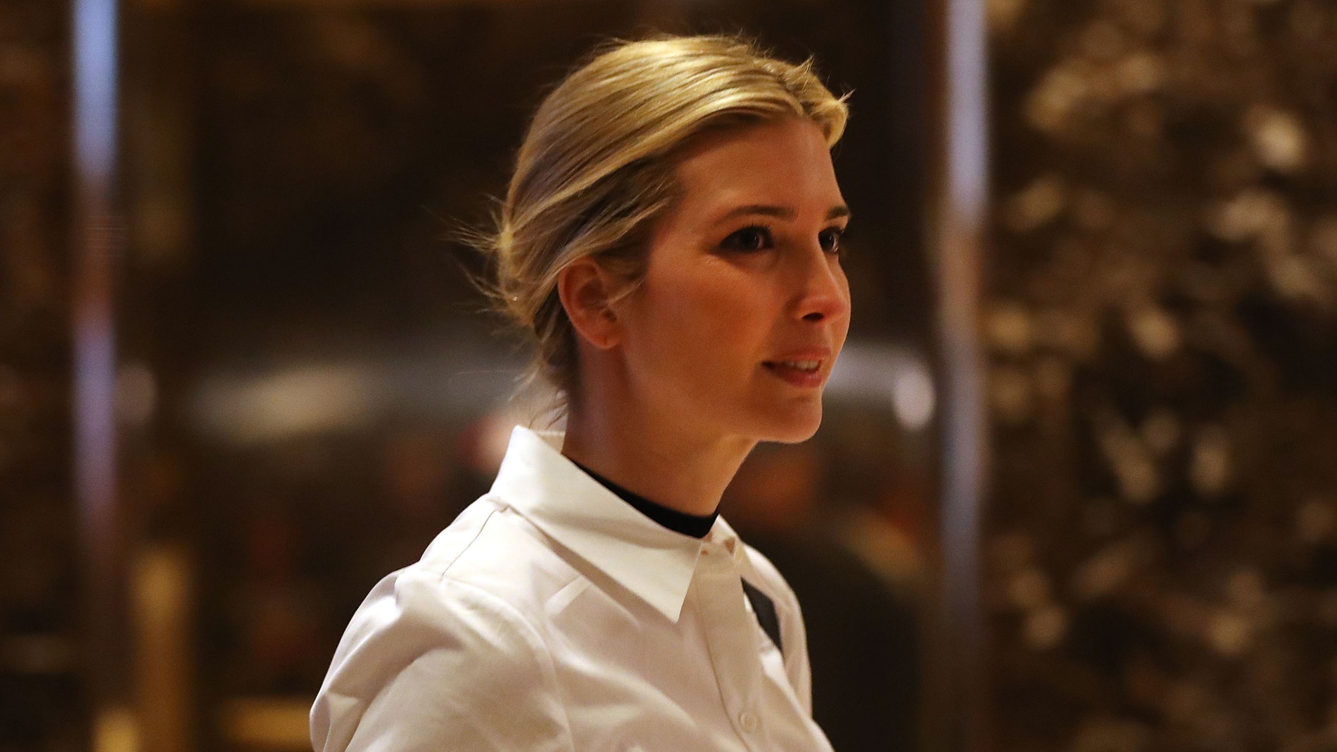 La hija del recién elegido presidente de EEUU, Ivanka Trump