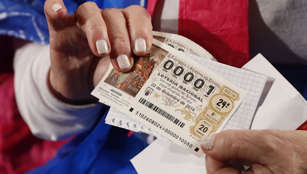 Décimo del Sorteo Extraordinario de la Lotería de Navidad con el número 00001