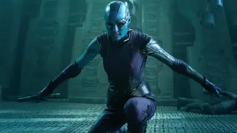 Karen Gillan interpretando a Nébula en 'Guardianes de la Galaxia' Karen Gillan interpretando a Nébula en 'Guardianes de la Galaxia'