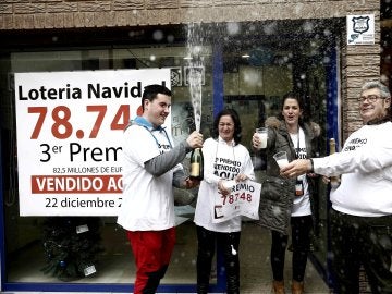 Una administración de lotería navarra que ha repartido el tercer premio