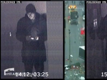 (NO UTILIZAR) El presunto terrorista de Berlín grabado por una cámara de vigilancia