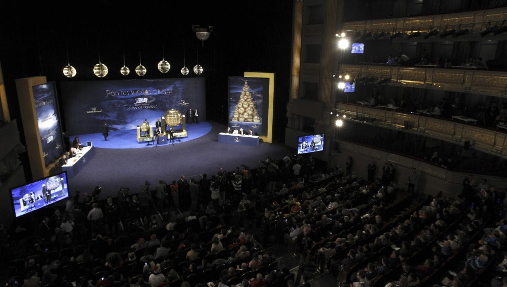 Teatro real Lotería navidad