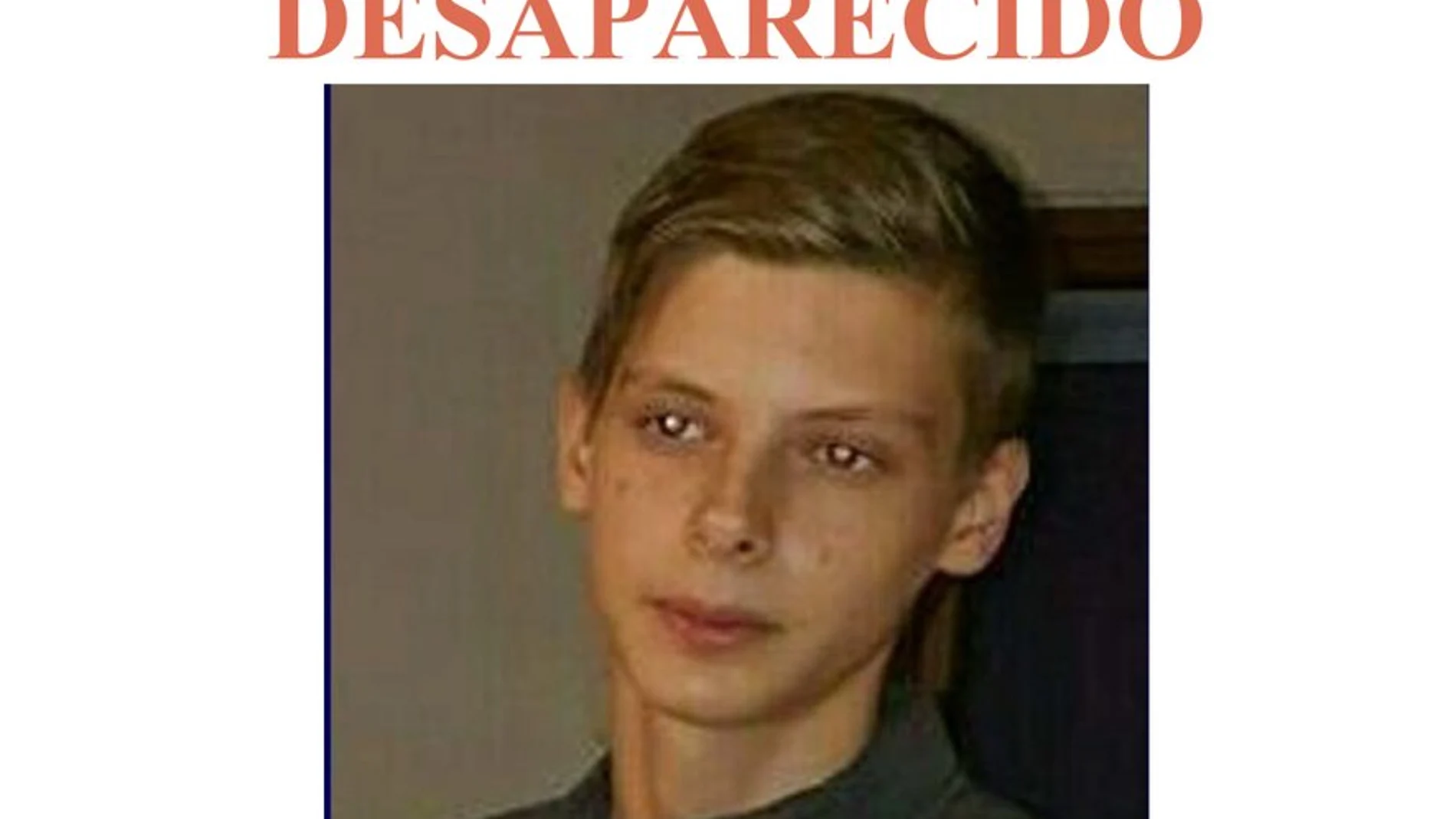 Menor desaparecido Menor desaparecido