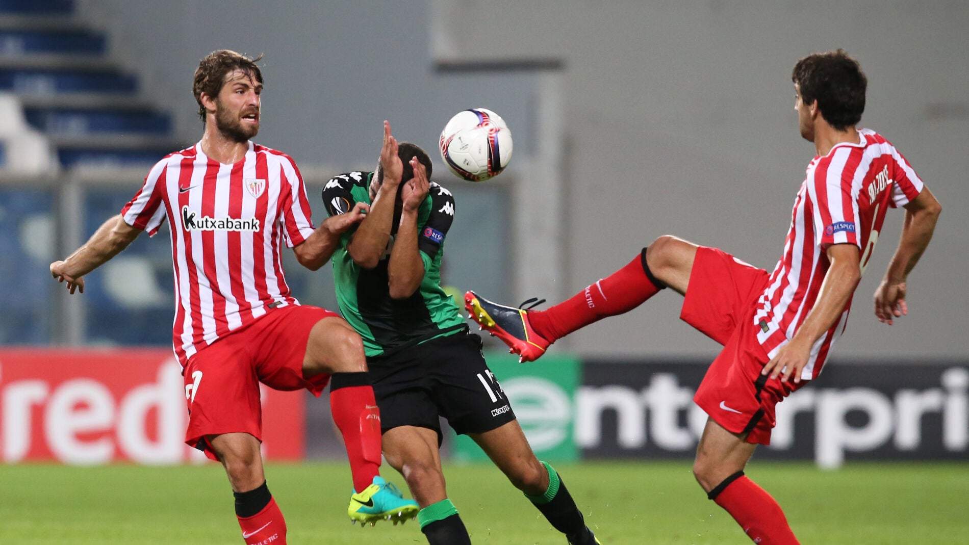 Yeray, durante un partido con el Athletic
