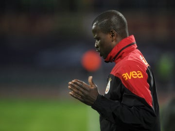 Eboue, en un partido con el Galatasaray
