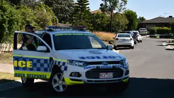 Un coche de la Policía australiana Un coche de la Policía australiana