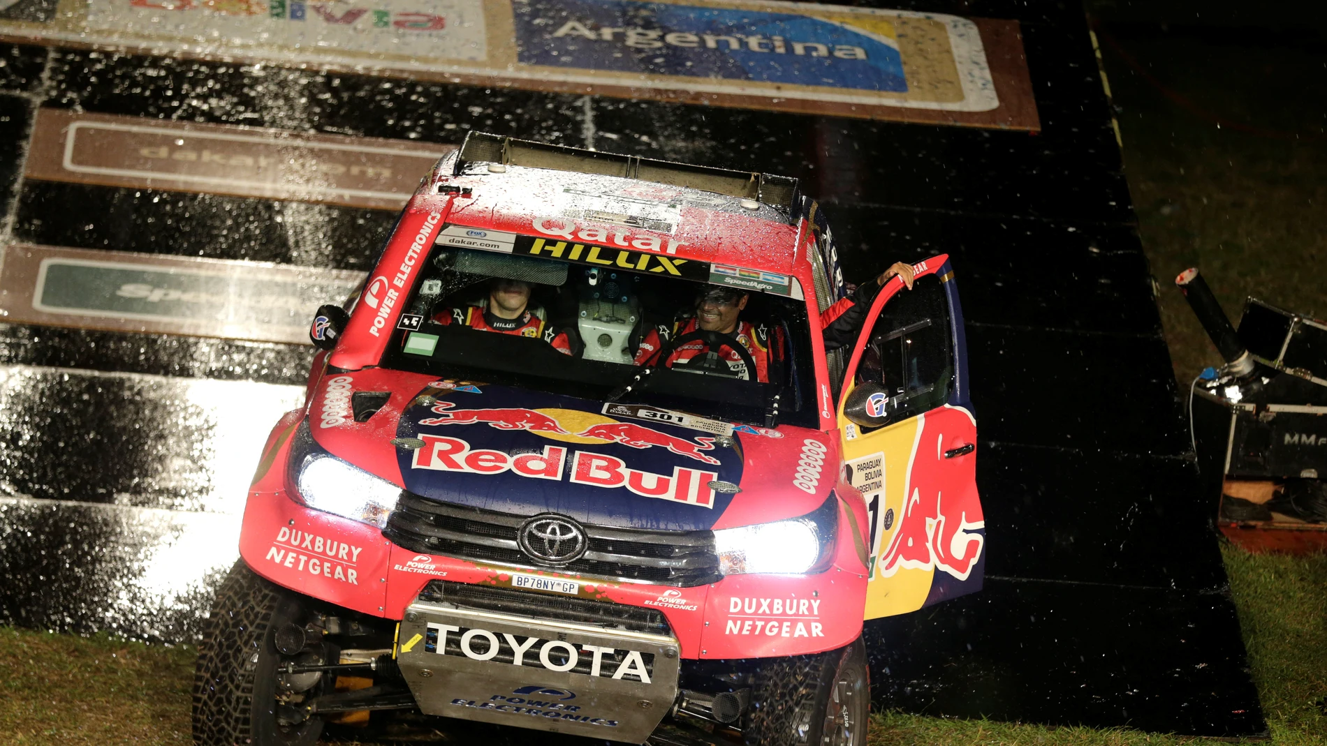 Al-Attiyah, en la salida del Rally Dakar 2017 Al-Attiyah, en la salida del Rally Dakar 2017