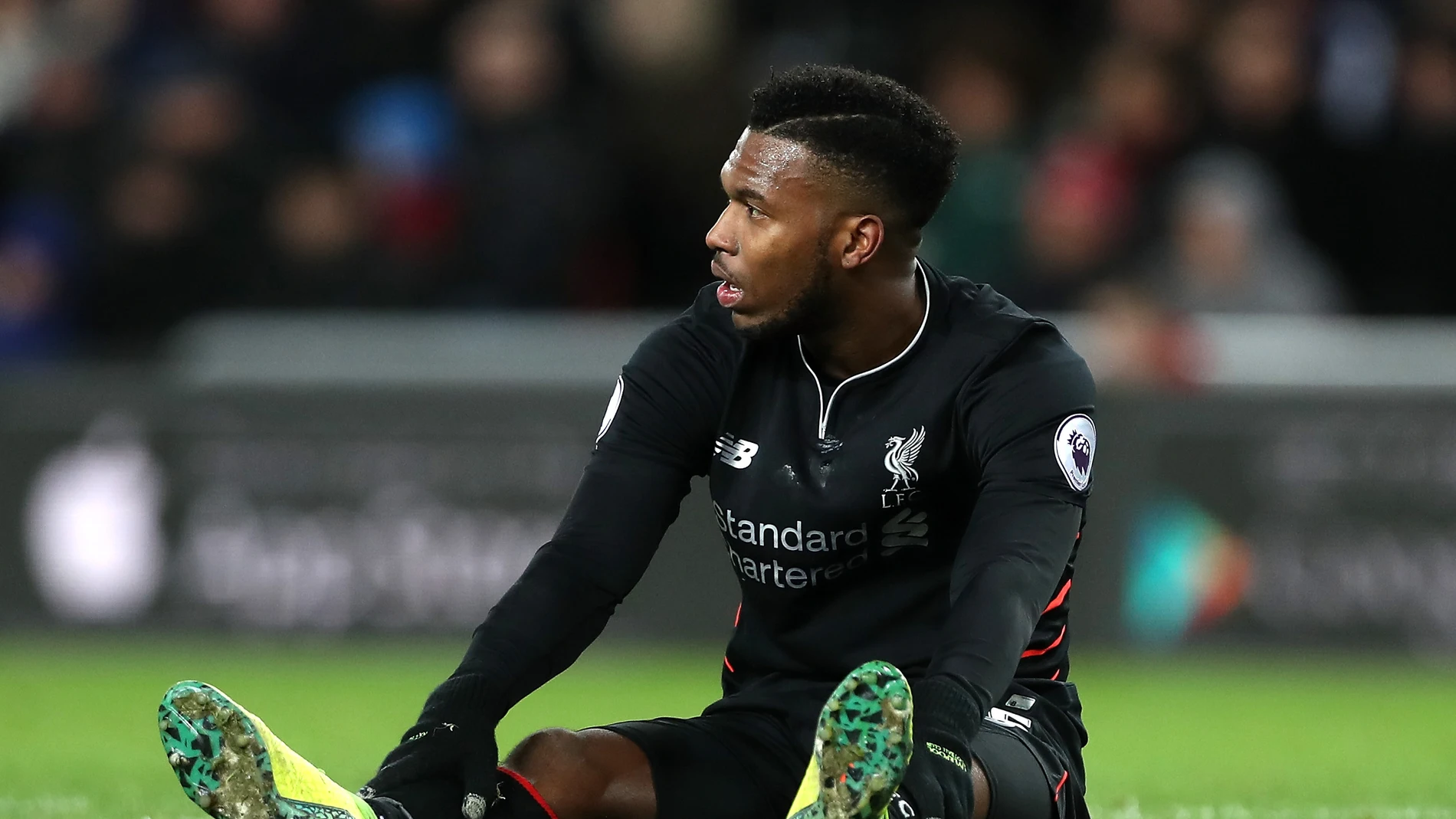 Sturridge durante el partido Sturridge durante el partido