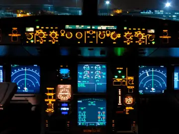 Cabina de un avión Cabina de un avión