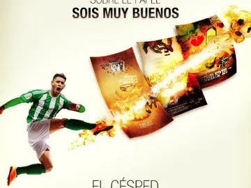 Cartel del Betis previo al partido contra el Leganés Cartel del Betis previo al partido contra el Leganés