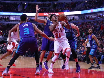 Jimmy Butler en el partido ante los Pelicans Jimmy Butler en el partido ante los Pelicans