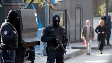 Agentes de seguridad en Estambul