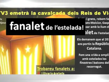 Frame 4.557038 de: La Asamblea Nacional Catalana invita a recibir a los Reyes Magos con farolillos independentistas Frame 4.557038 de: La Asamblea Nacional Catalana invita a recibir a los Reyes Magos con farolillos independentistas