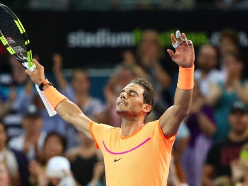 Rafa Nadal, tras debutar con victoria en Brisbane