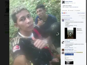Frame 16.377776 de: Un preso fugado de una cárcel de Brasil publica varios "selfies" en redes sociales durante su huida Frame 16.377776 de: Un preso fugado de una cárcel de Brasil publica varios "selfies" en redes sociales durante su huida