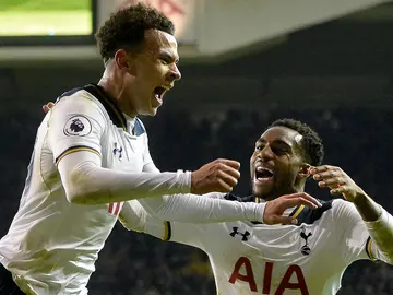 Dele Alli celebra uno de sus goles frente al Chelsea Dele Alli celebra uno de sus goles frente al Chelsea