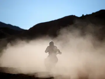 Barreda, en una etapa del Dakar Barreda, en una etapa del Dakar