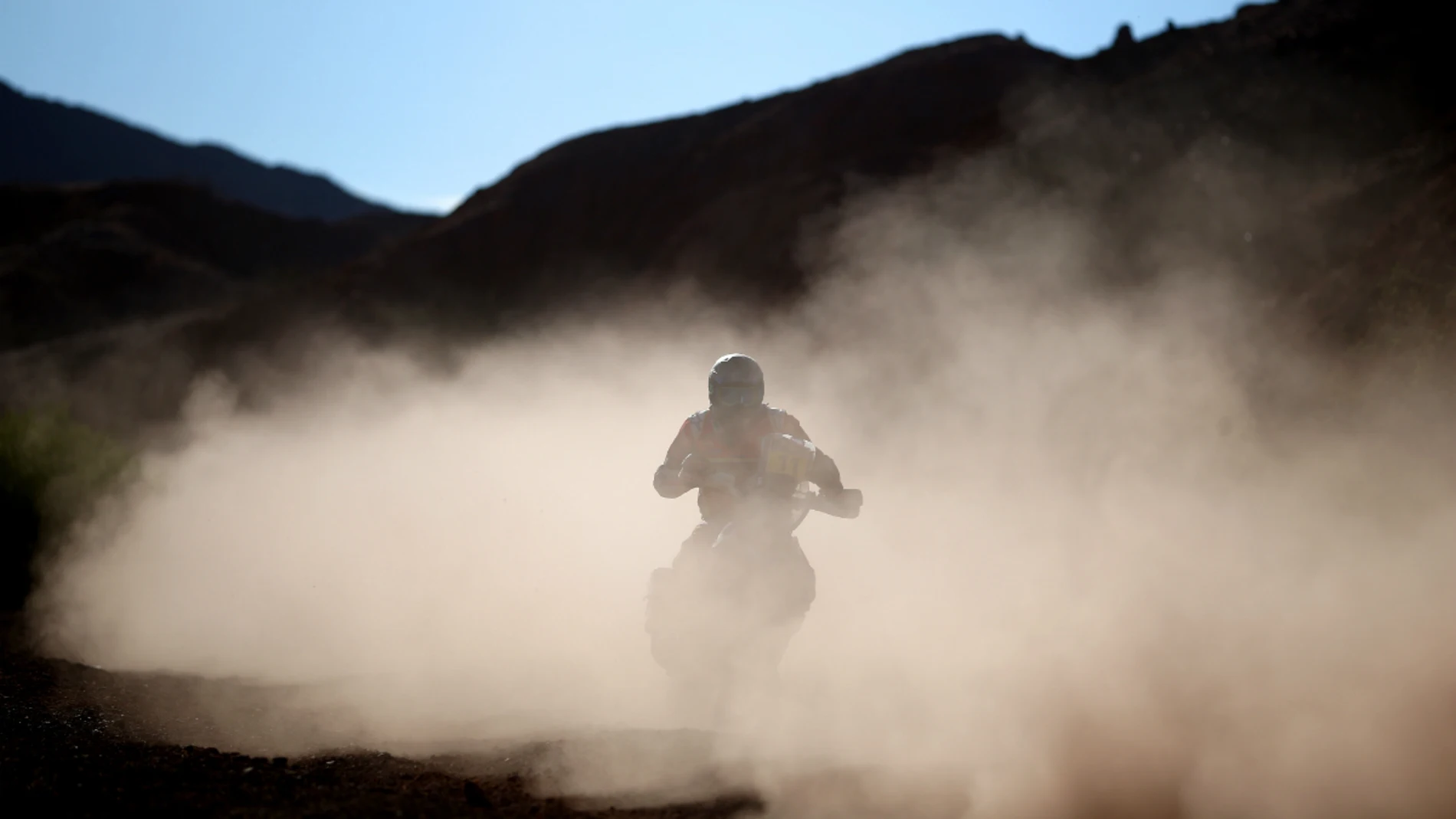 Barreda, en una etapa del Dakar Barreda, en una etapa del Dakar