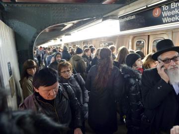 Cerca de 600 personas viajaban en el tren