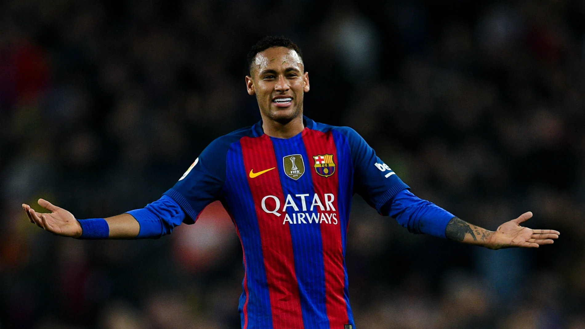 Neymar, en un partido con el Barça Neymar, en un partido con el Barça