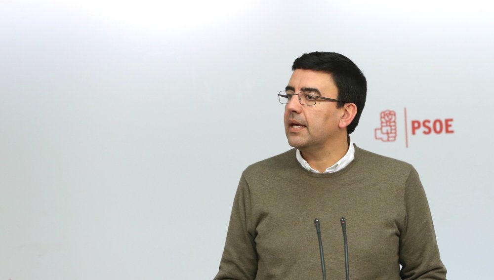 Mario Jiménez, portavoz de la gestora del PSOE