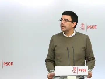 Mario Jiménez, portavoz de la gestora del PSOE Mario Jiménez, portavoz de la gestora del PSOE
