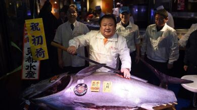 Un empresario japonés compra un atún rojo de 212 kilos por 605.000 euros