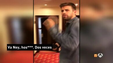 Neymar se mofa de Piqué en el hotel de concentración de Bilbao: no te pierdas su divertida broma