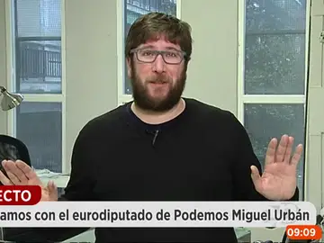 Miguel Urbán en Espejo Público Miguel Urbán en Espejo Público