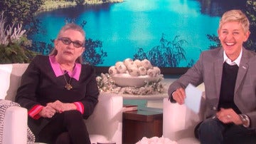Carrie Fisher y Ellen DeGeneres