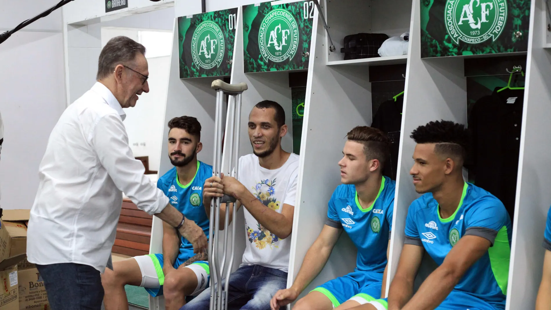 Helio Neto acompaña a la nueva plantilla del Chapecoense Helio Neto acompaña a la nueva plantilla del Chapecoense